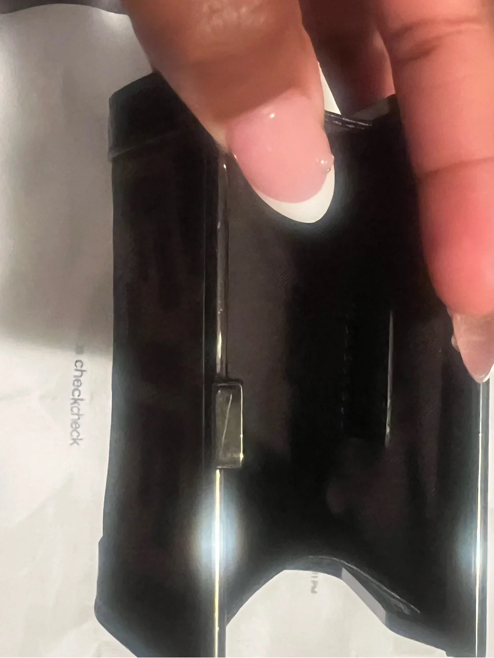 Fendi Zucca Brown & Black FF Logo kiss lock claps Wallet